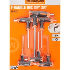 Werckmann T-Greep Inbussleutelset^ Gereedschap